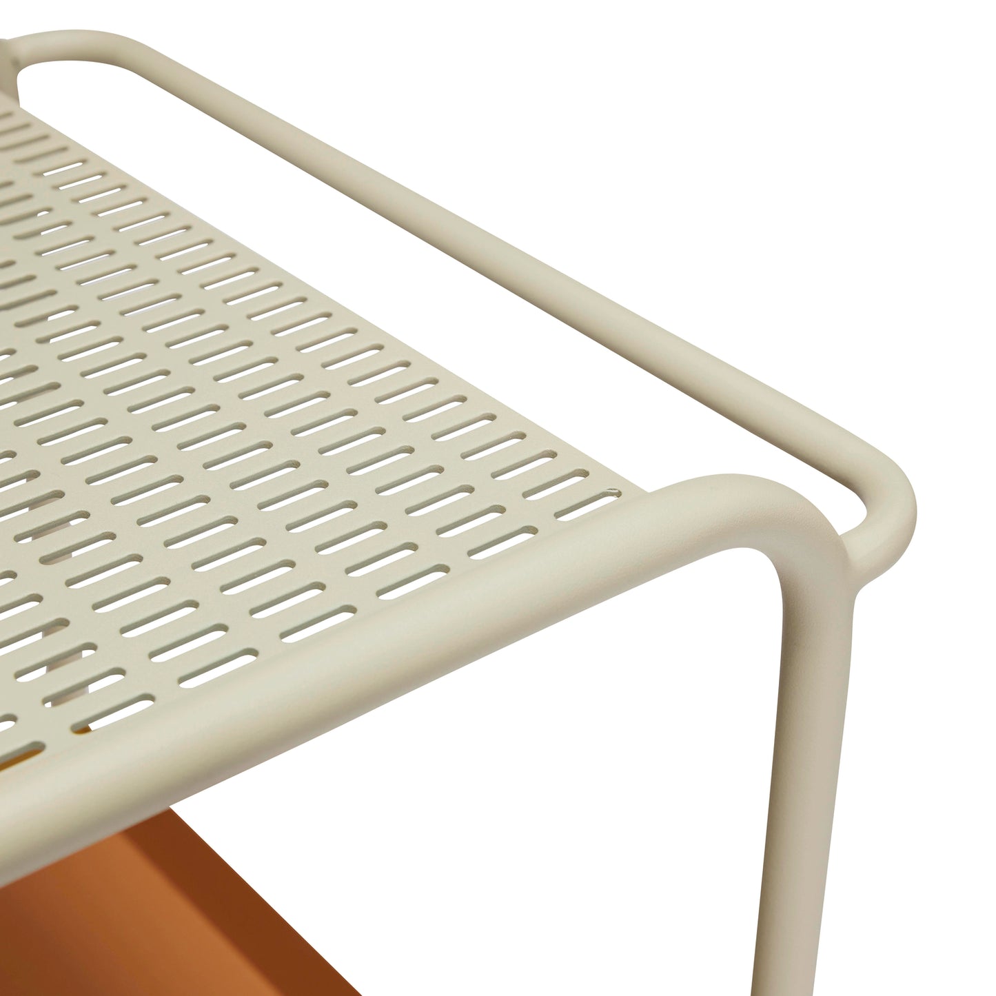 Servierwagen Push - Sandfarben/Braun