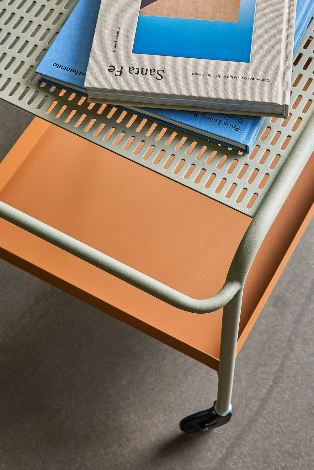 Servierwagen Push - Sandfarben/Braun