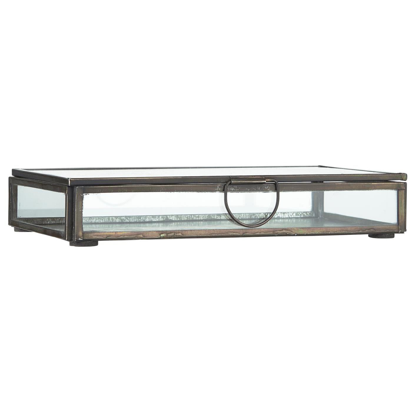 Glasschachtel mit Deckel Solitaire