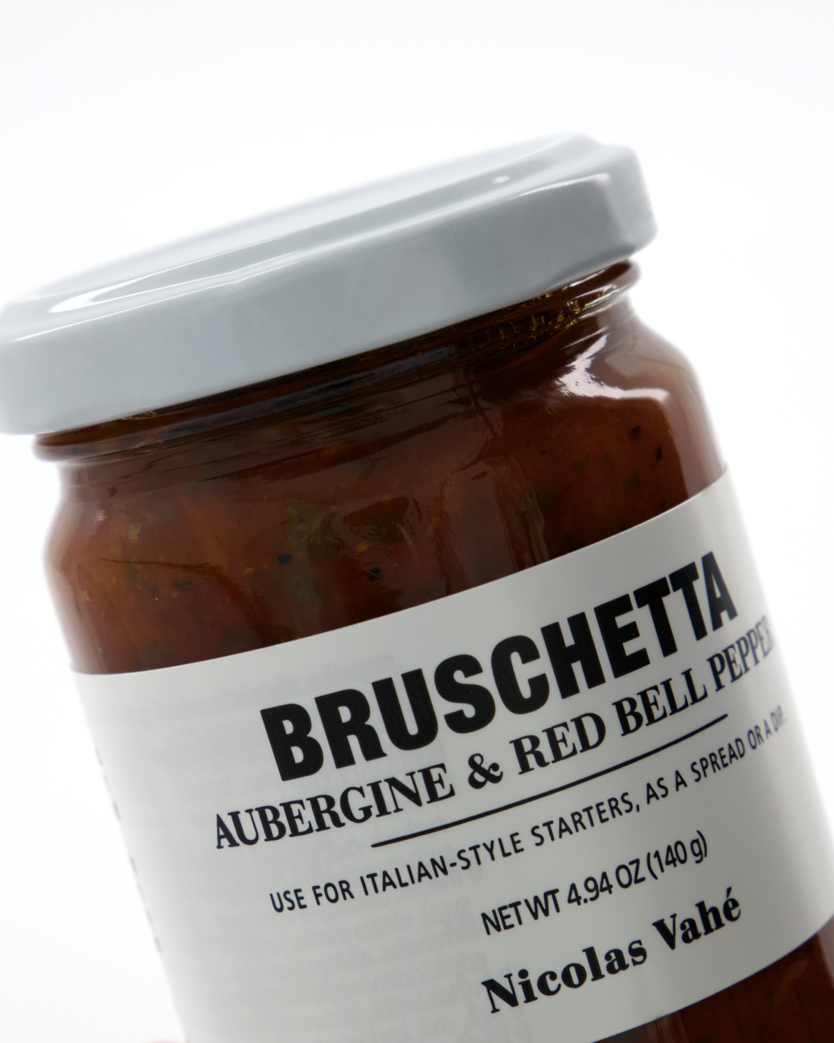 Bruschetta - Aubergine & Red Bell pepper