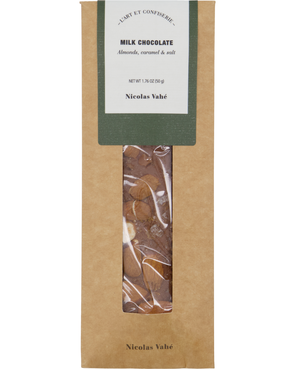 Milk Chocolate - Caramel, Salt & Almonds - 50g