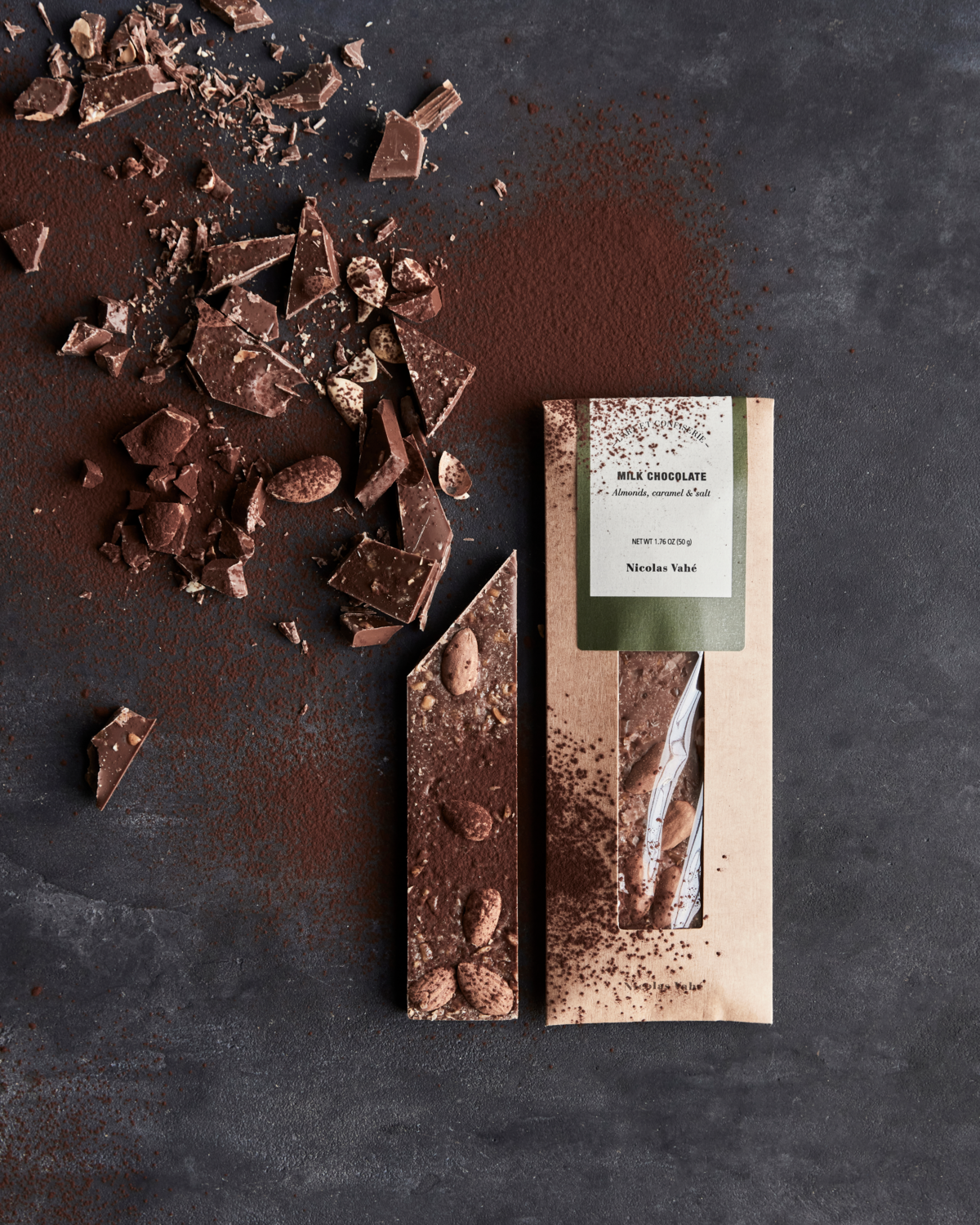 Milk Chocolate - Caramel, Salt & Almonds - 50g