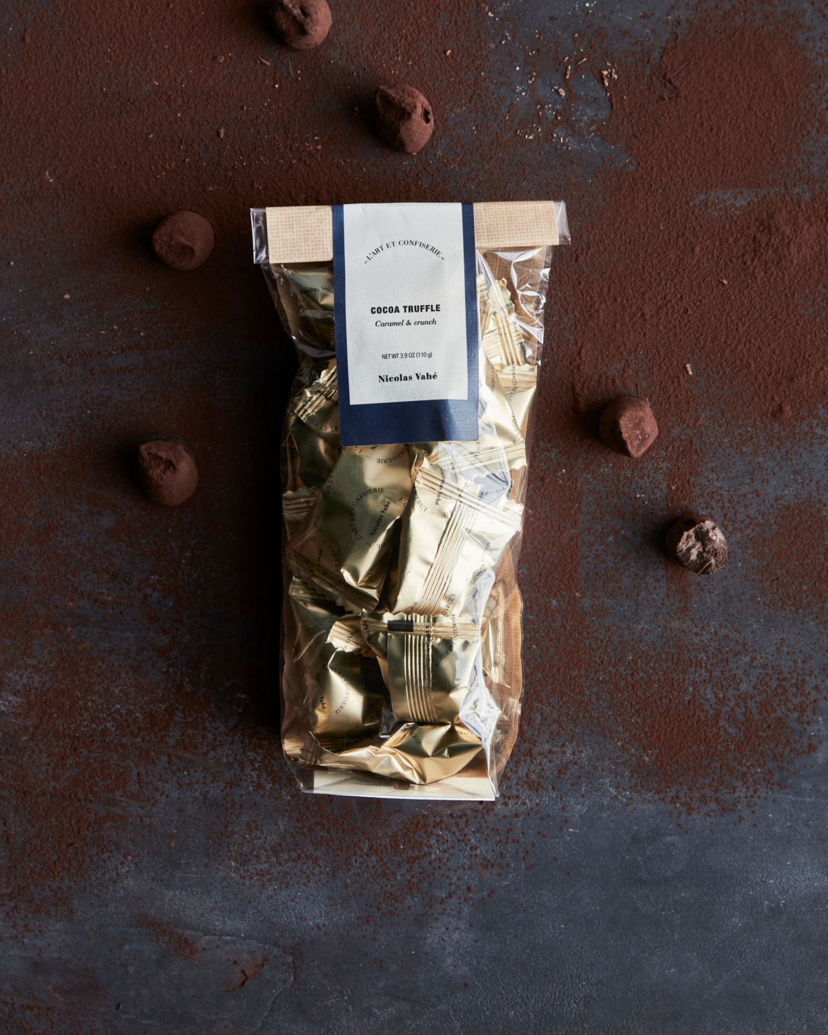 Cocoa truffle - Caramel and Crunch - 110g