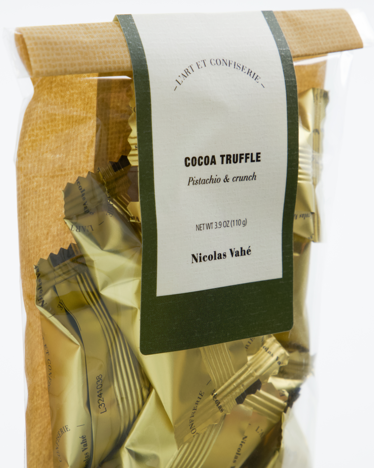 Cocoa truffle - Pistachio and Crunch - 110g