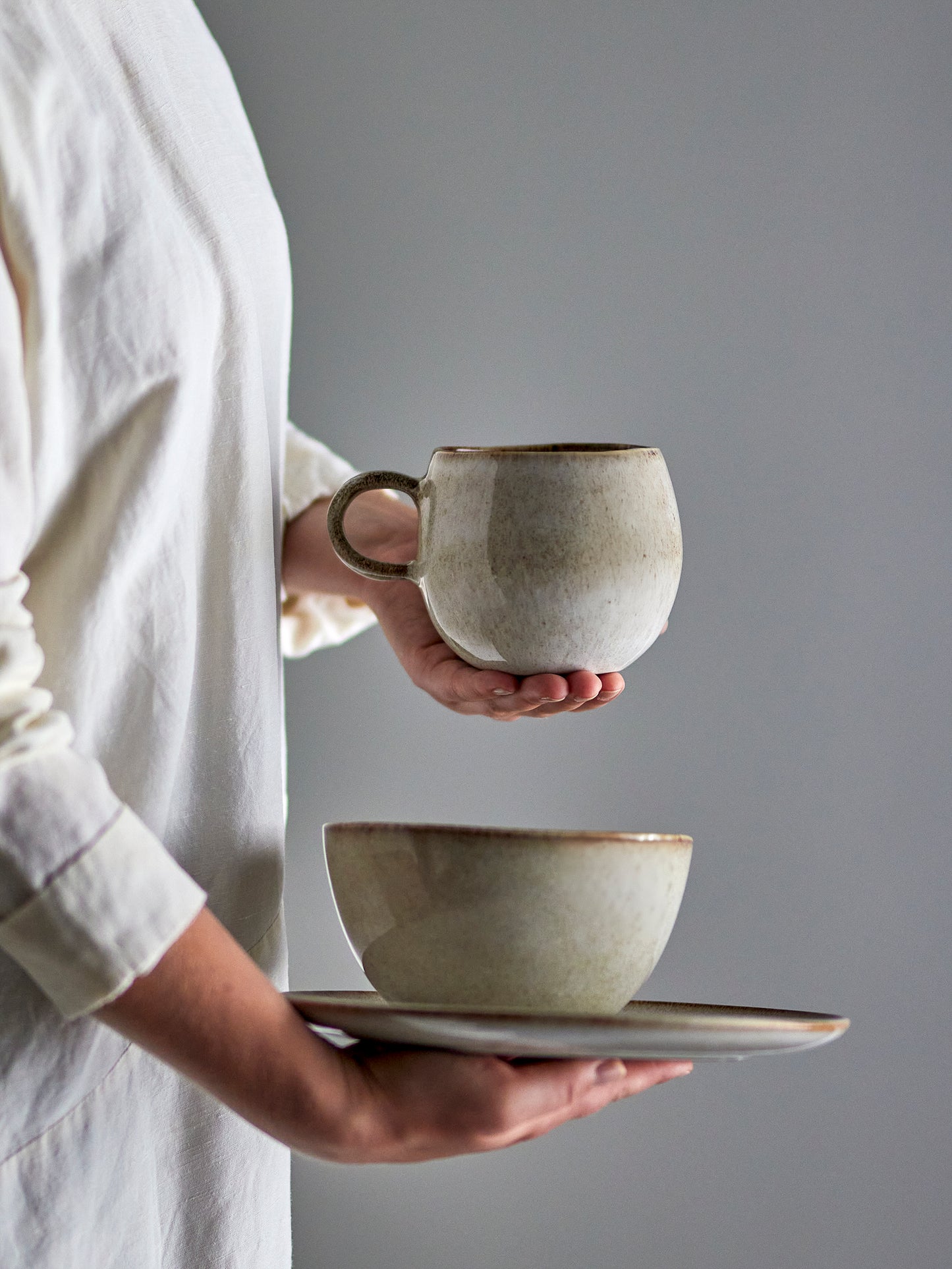 Tasse Sandrine - Natur - Steingut