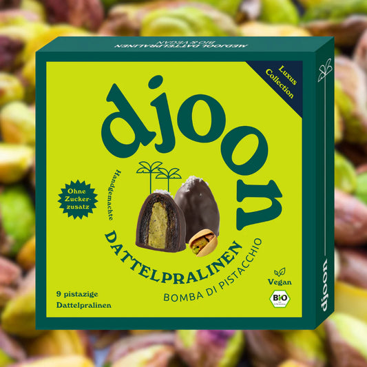 Dattelpralinen - Bomba di Pistacchio - 100g