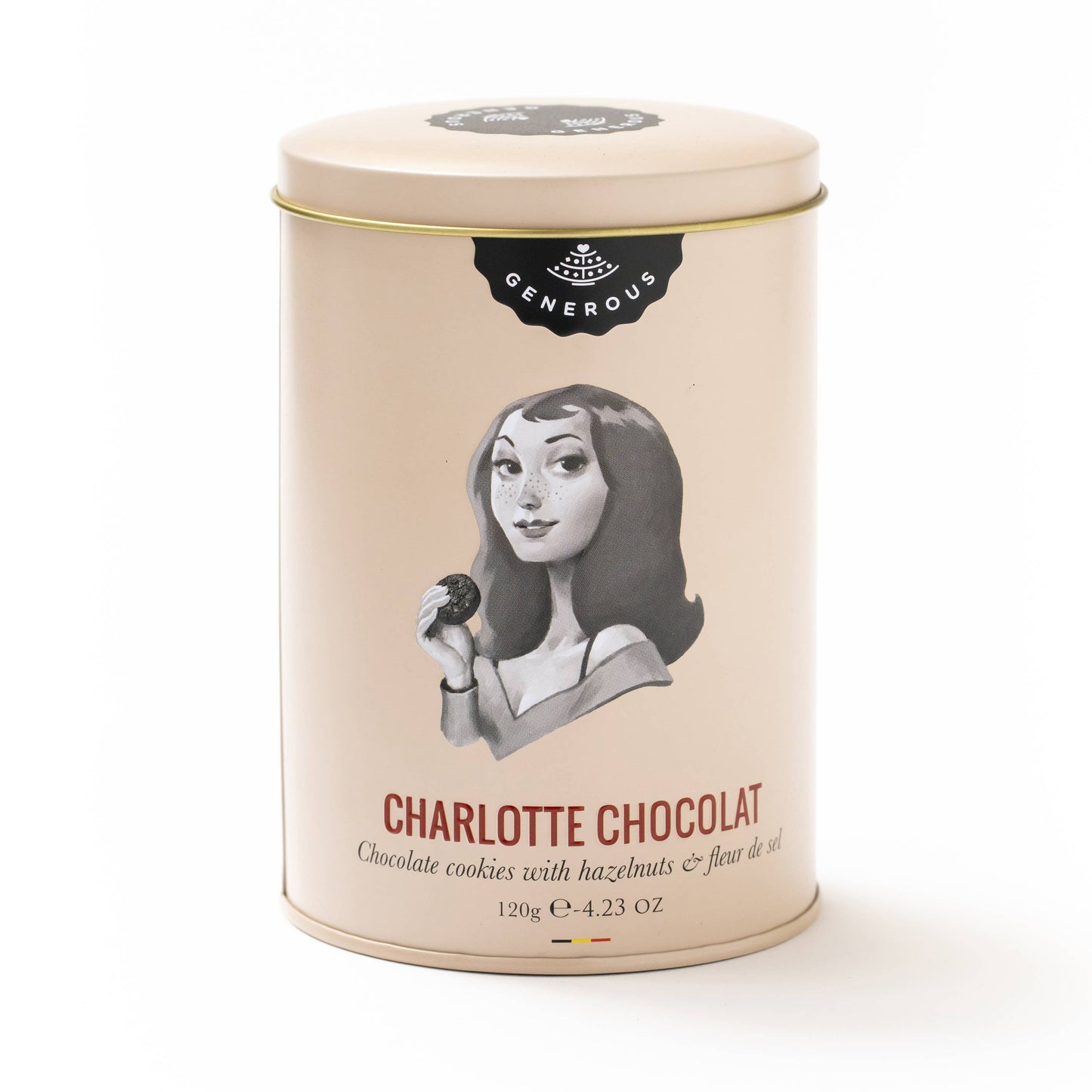 Charlotte Chocolat 120g Metallbox - Schokoladenkekse