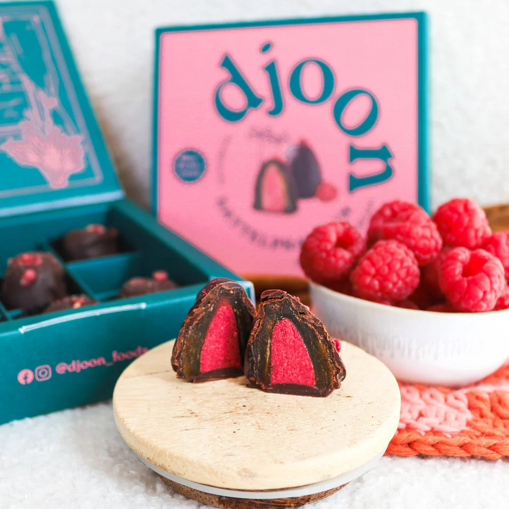 Dattelpralinen - Raspberry Cream