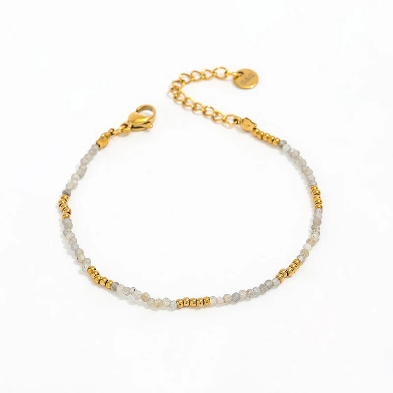 Chennai Bracelet - Grauer Labradorit
