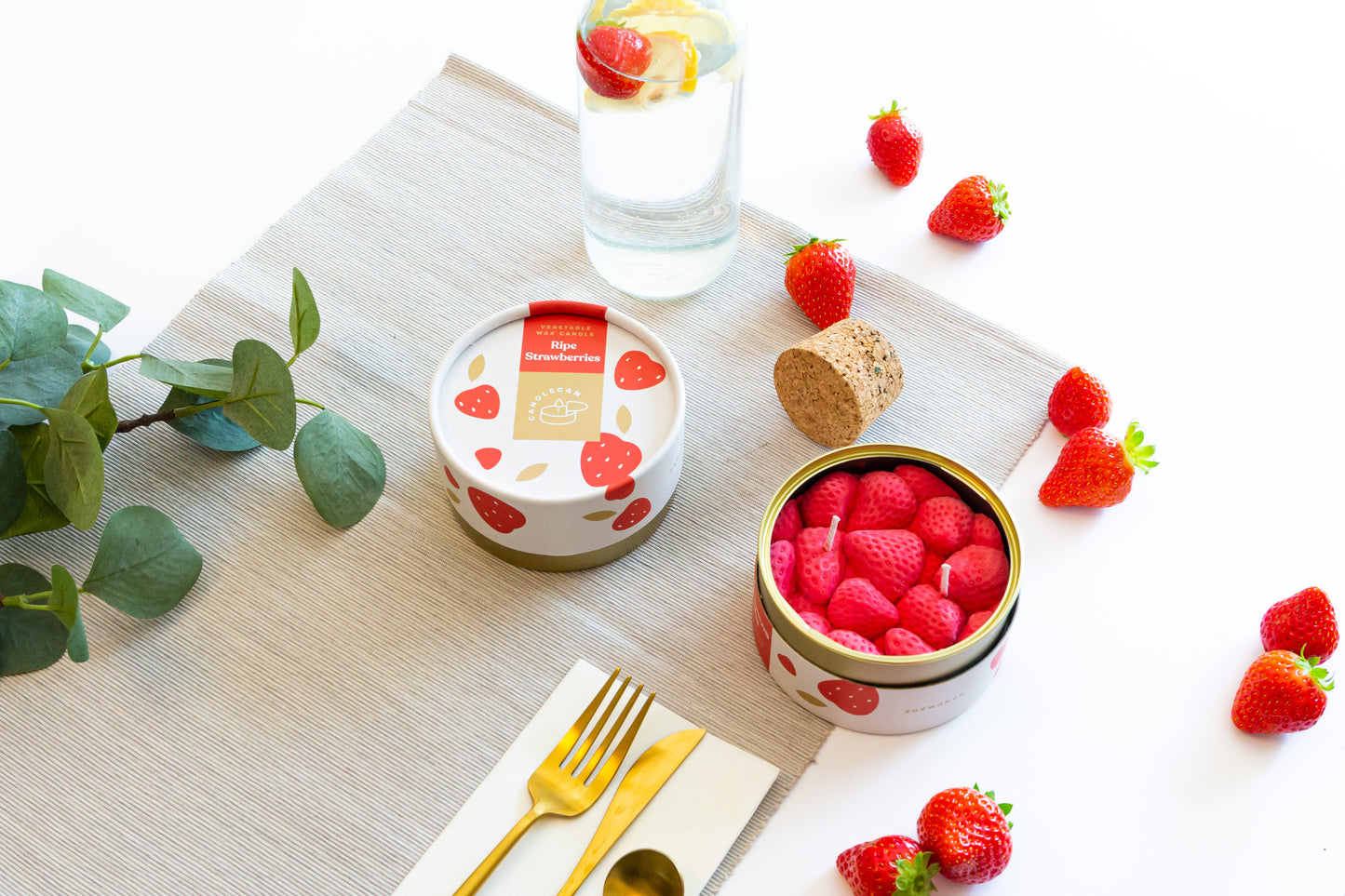 Kerzen-Dose - Ripe Strawberries