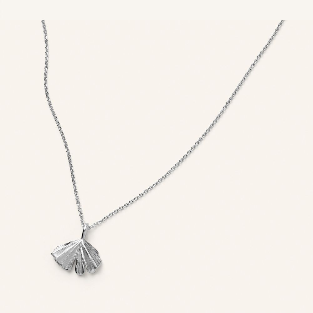Pernille Corydon - Autumn Leaf Necklace - Silber