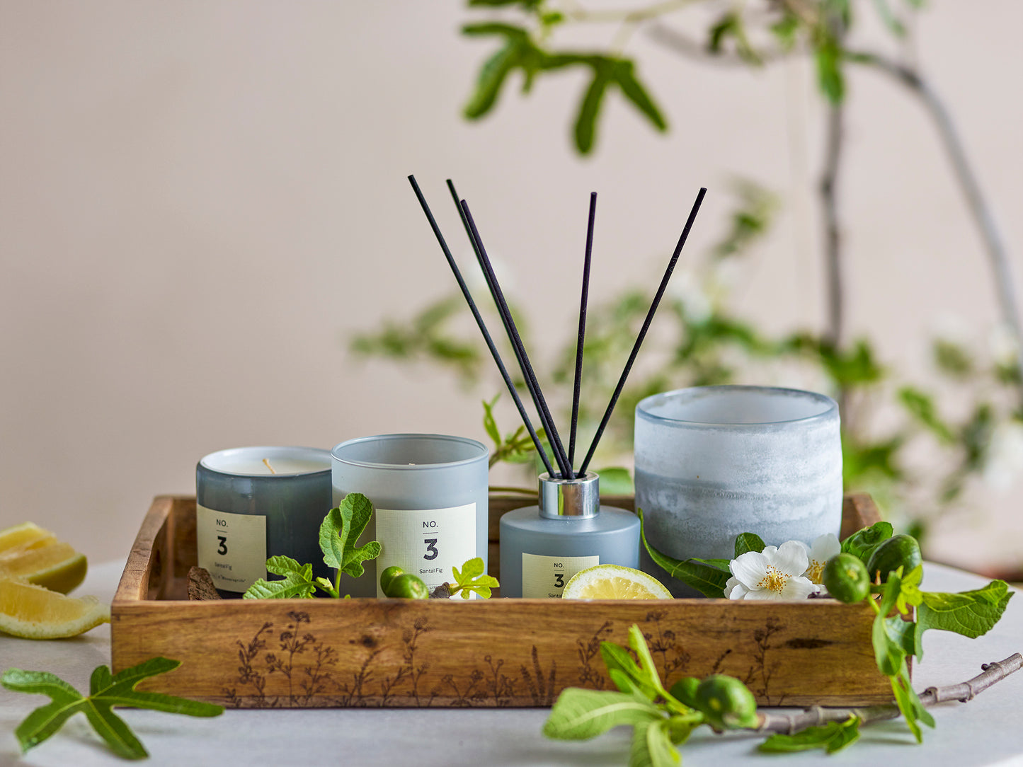 NO. 3 - Santal Fig - Scent Diffuser - Blue - Duftflüssigkeit