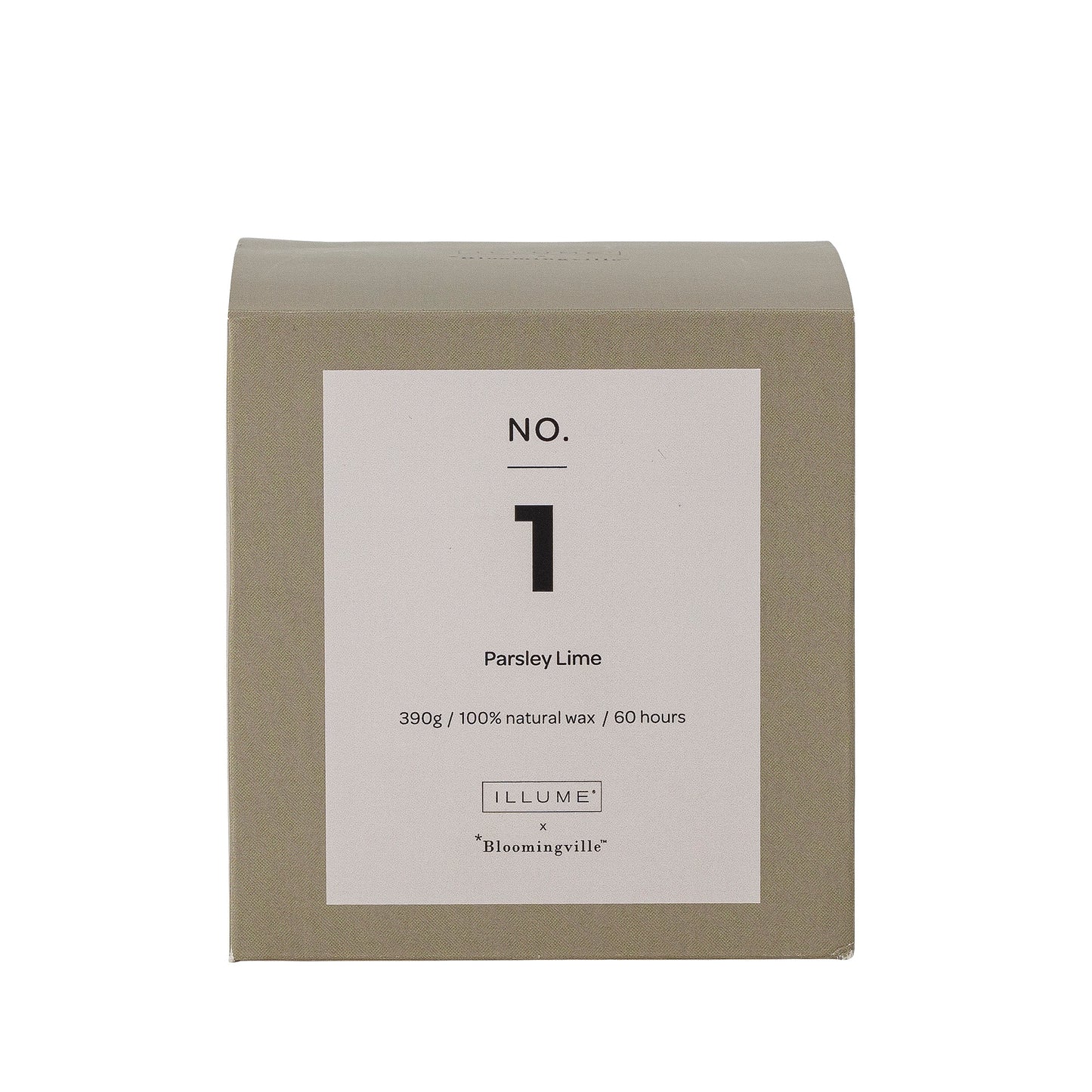 NO. 1 - Parsley Lime Duftkerze - Grün - Natürliches Wachs