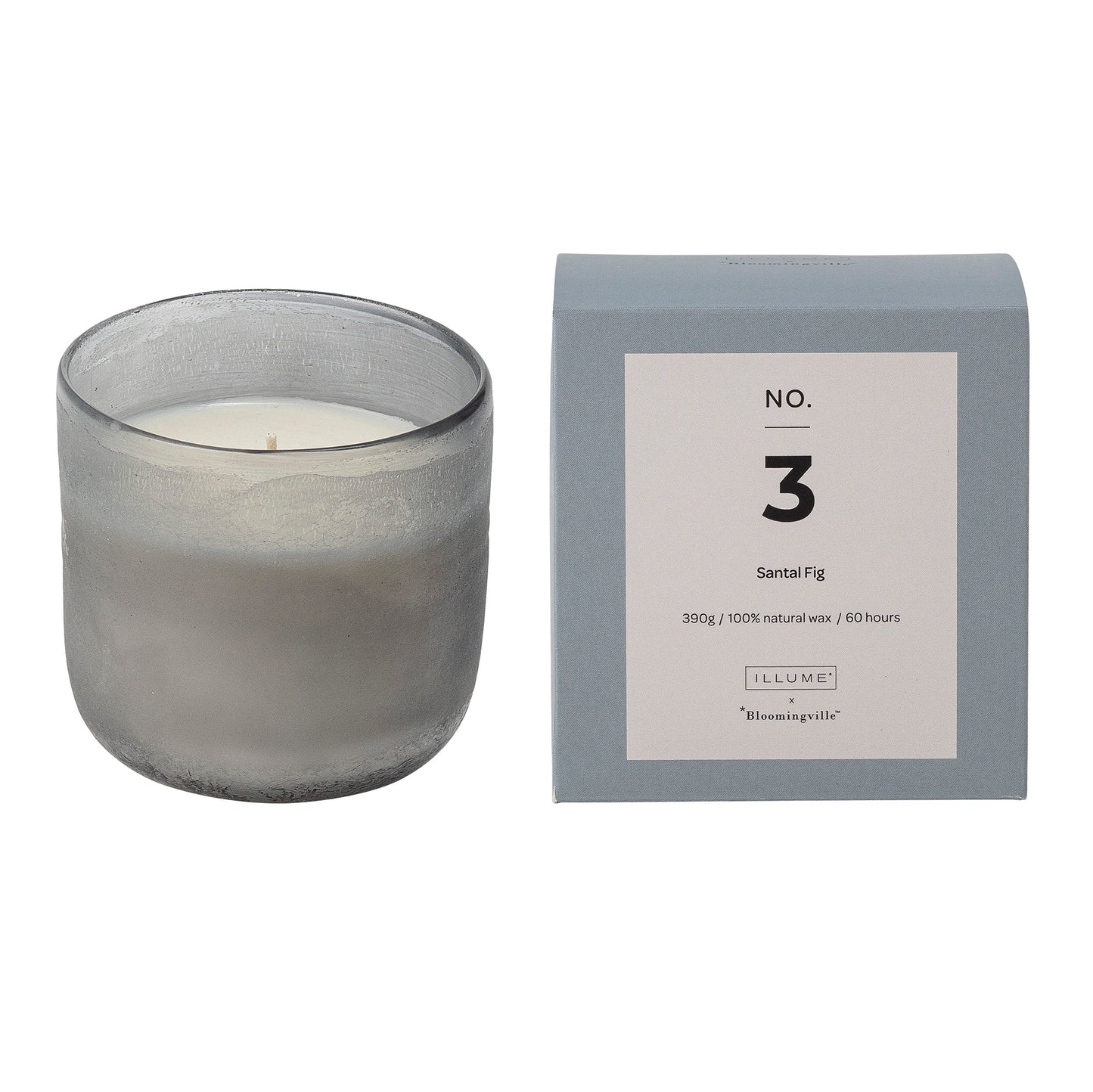 NO. 3 - Santal Fig Duftkerze - Blue - Natürliches Wachs