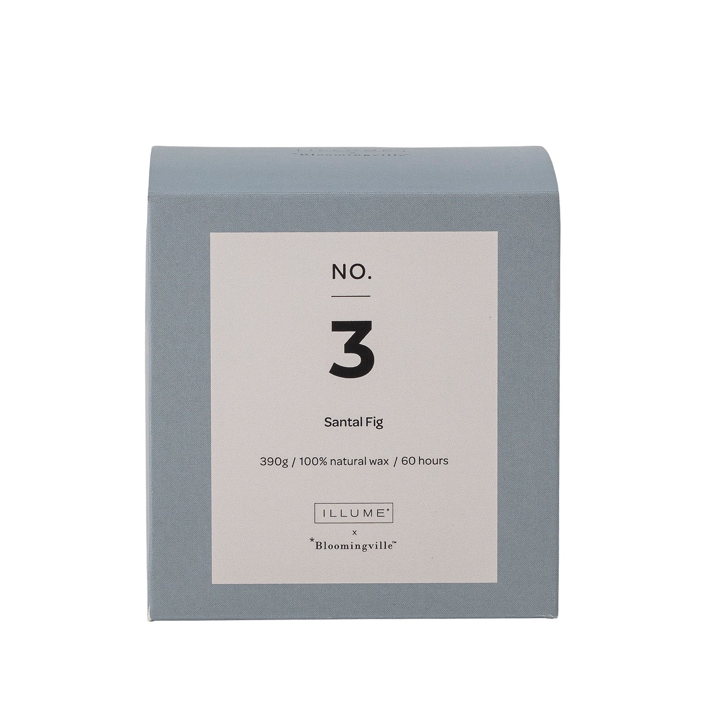 NO. 3 - Santal Fig Duftkerze - Blue - Natürliches Wachs