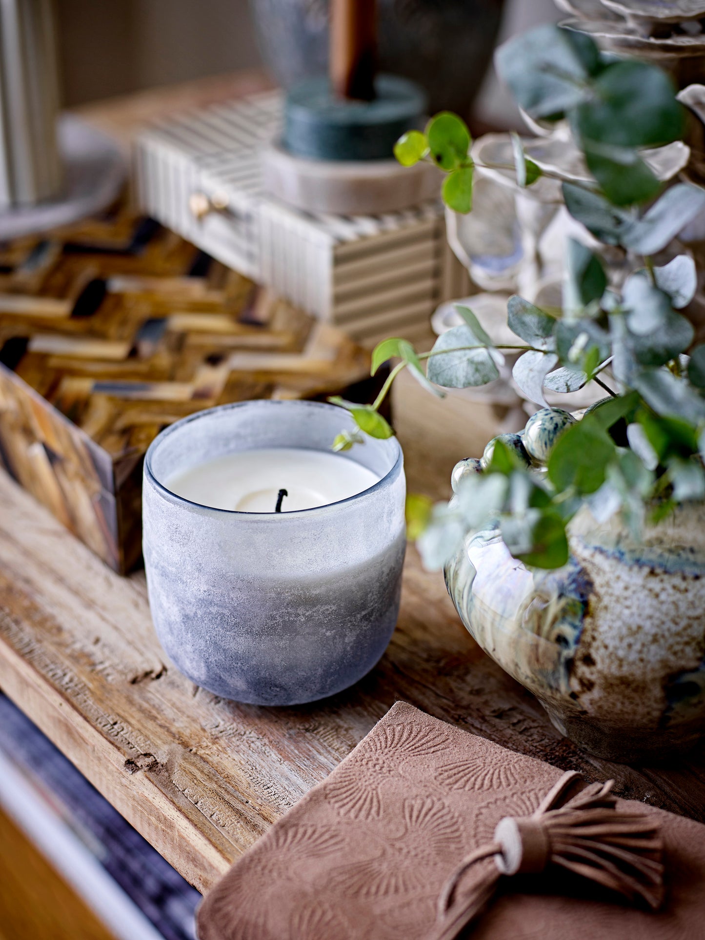NO. 3 - Santal Fig Duftkerze - Blue - Natürliches Wachs