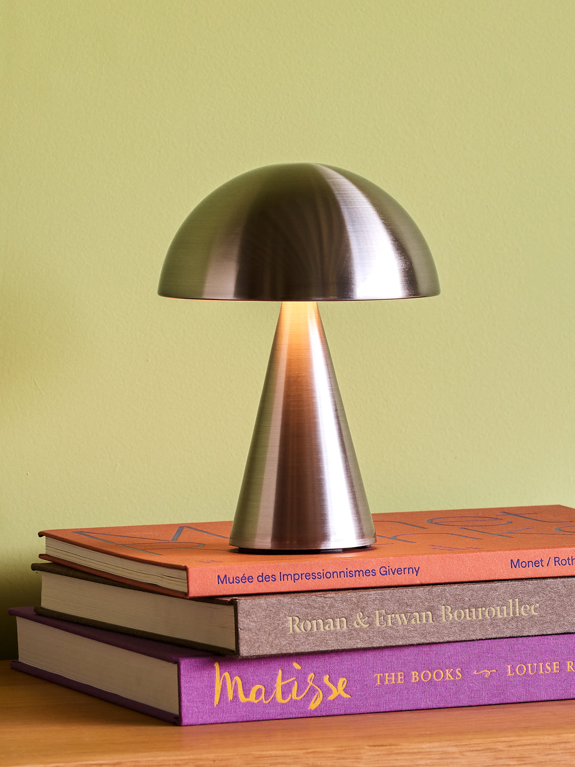 Tragbare Lampe - Mush - Nickel