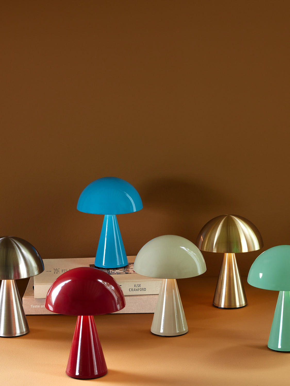 Tragbare Lampe - Mush - Nickel