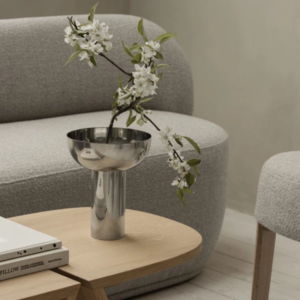 Sofa - KUON - Boucla - Farbe Shitake