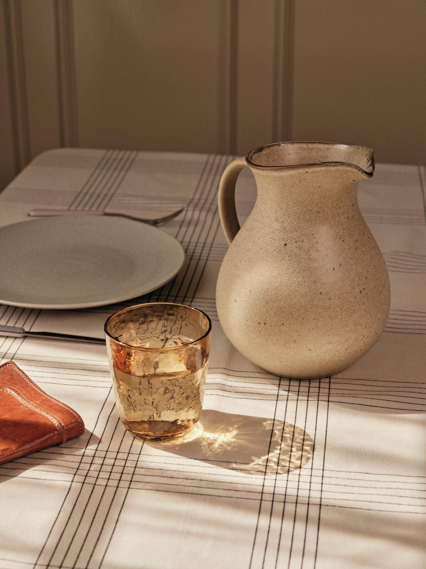 Glas Hammered - Amber