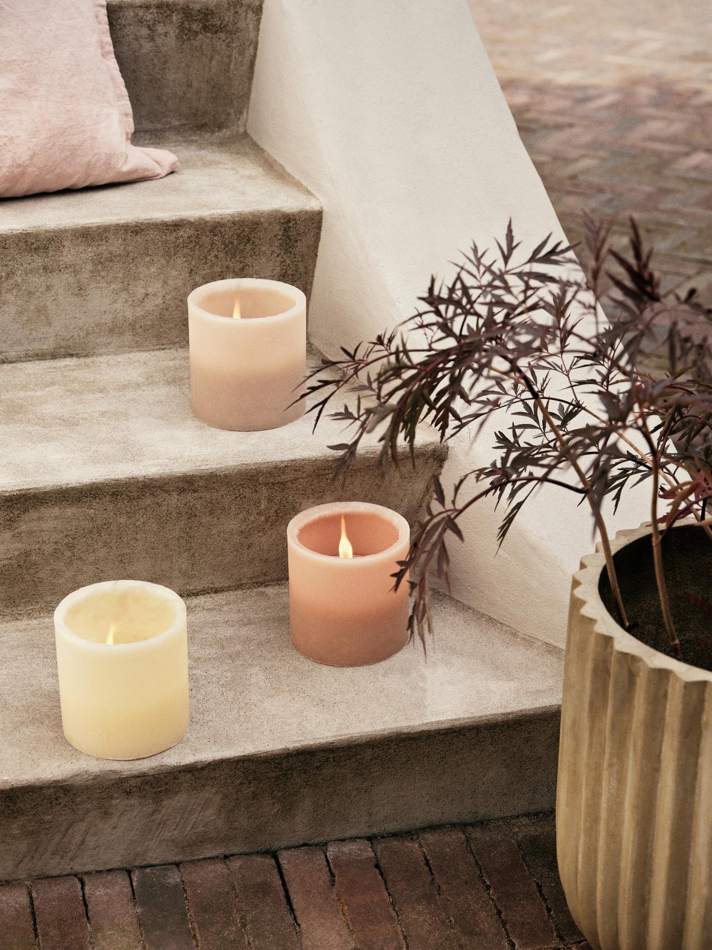 Outdoorkerze - Garden Lanterne - Pastel Yellow