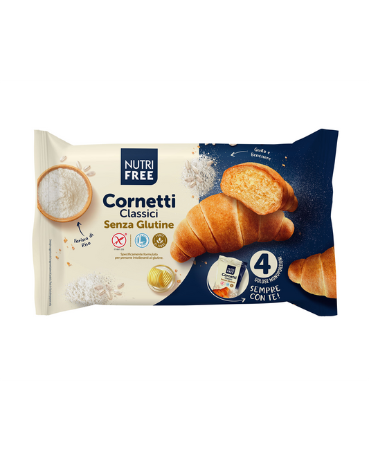 Nutri Free Cornetti Classici – der klassische gluten- & laktosefreie Croissant-Genuss