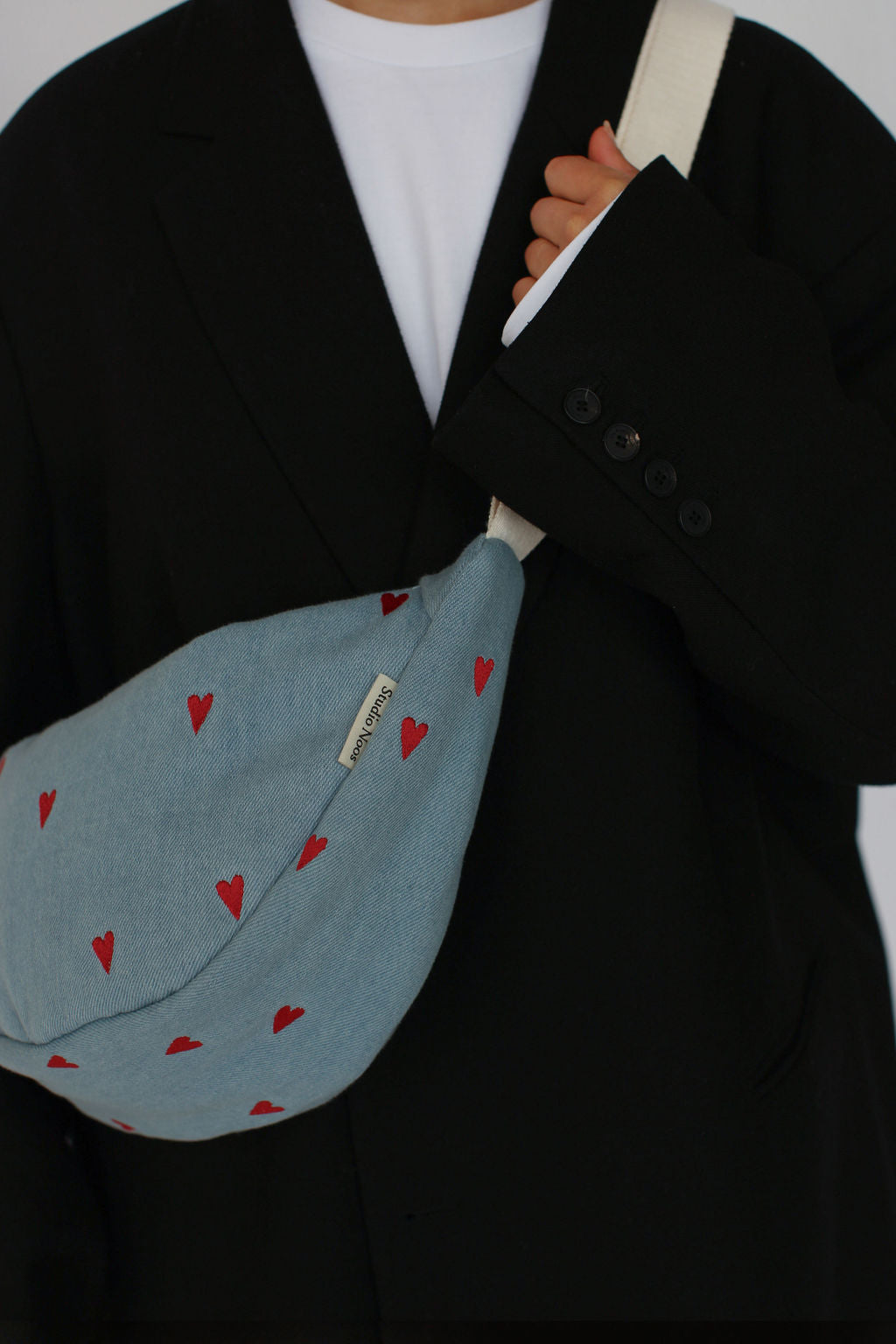 Denim Hearts - Adult Fanny Pack