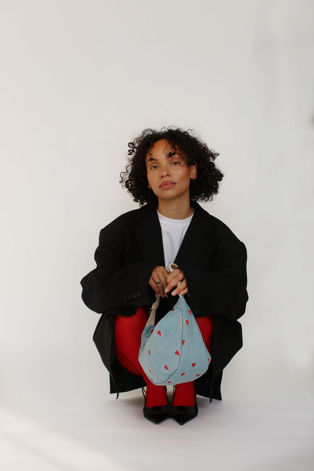 Denim Hearts - Adult Fanny Pack