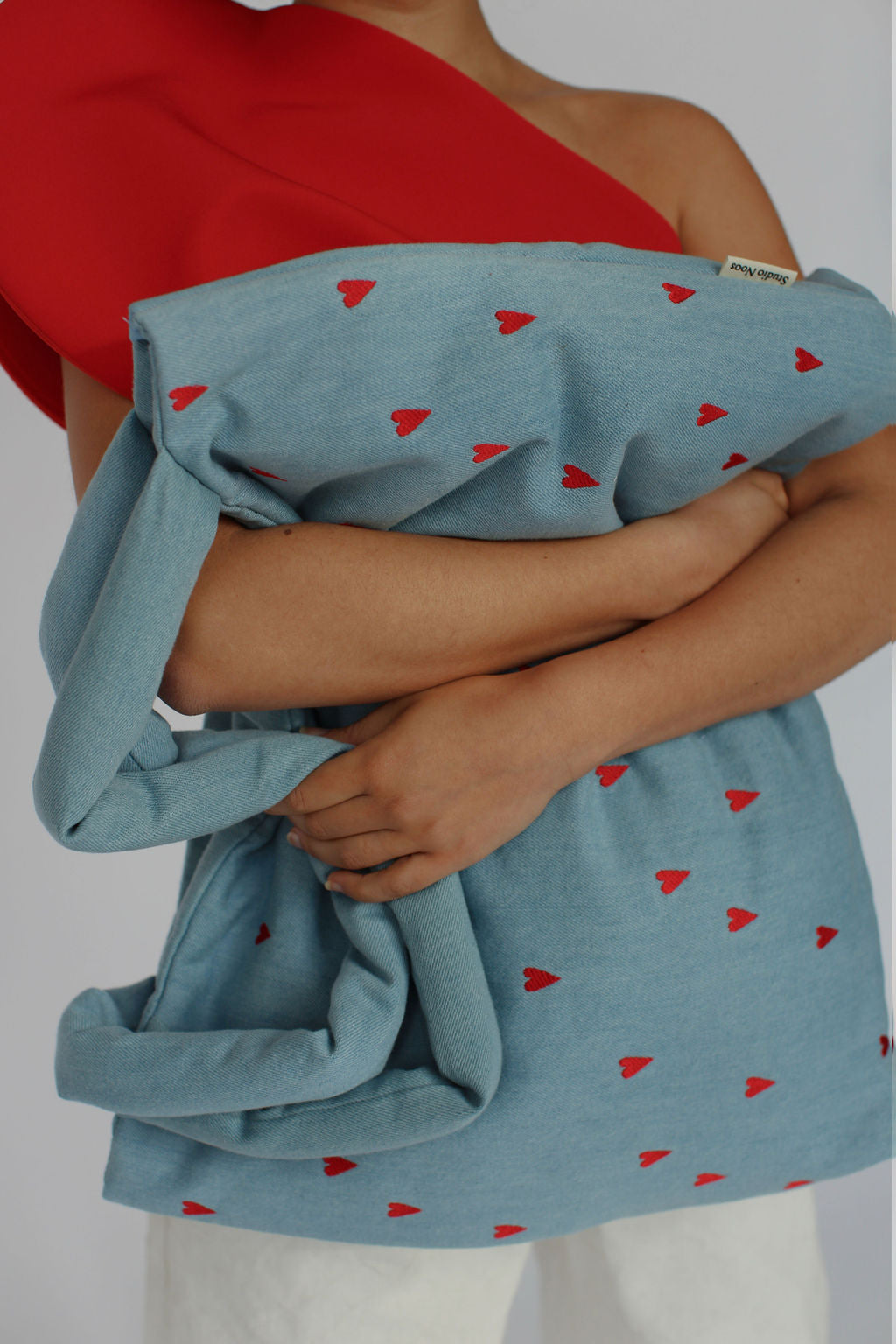 Denim Hearts - Mom Bag