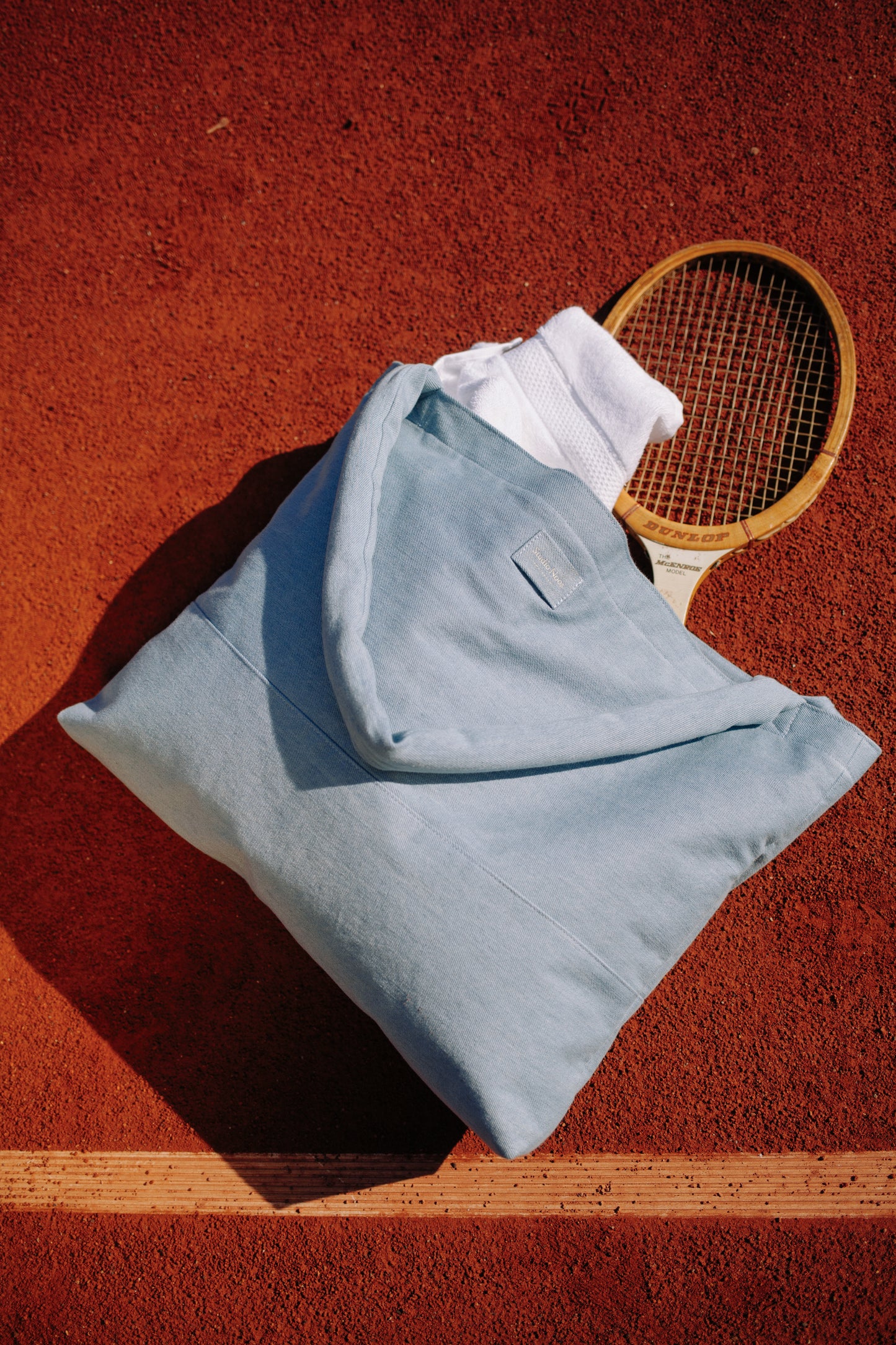 Denim Solid - Mom Bag