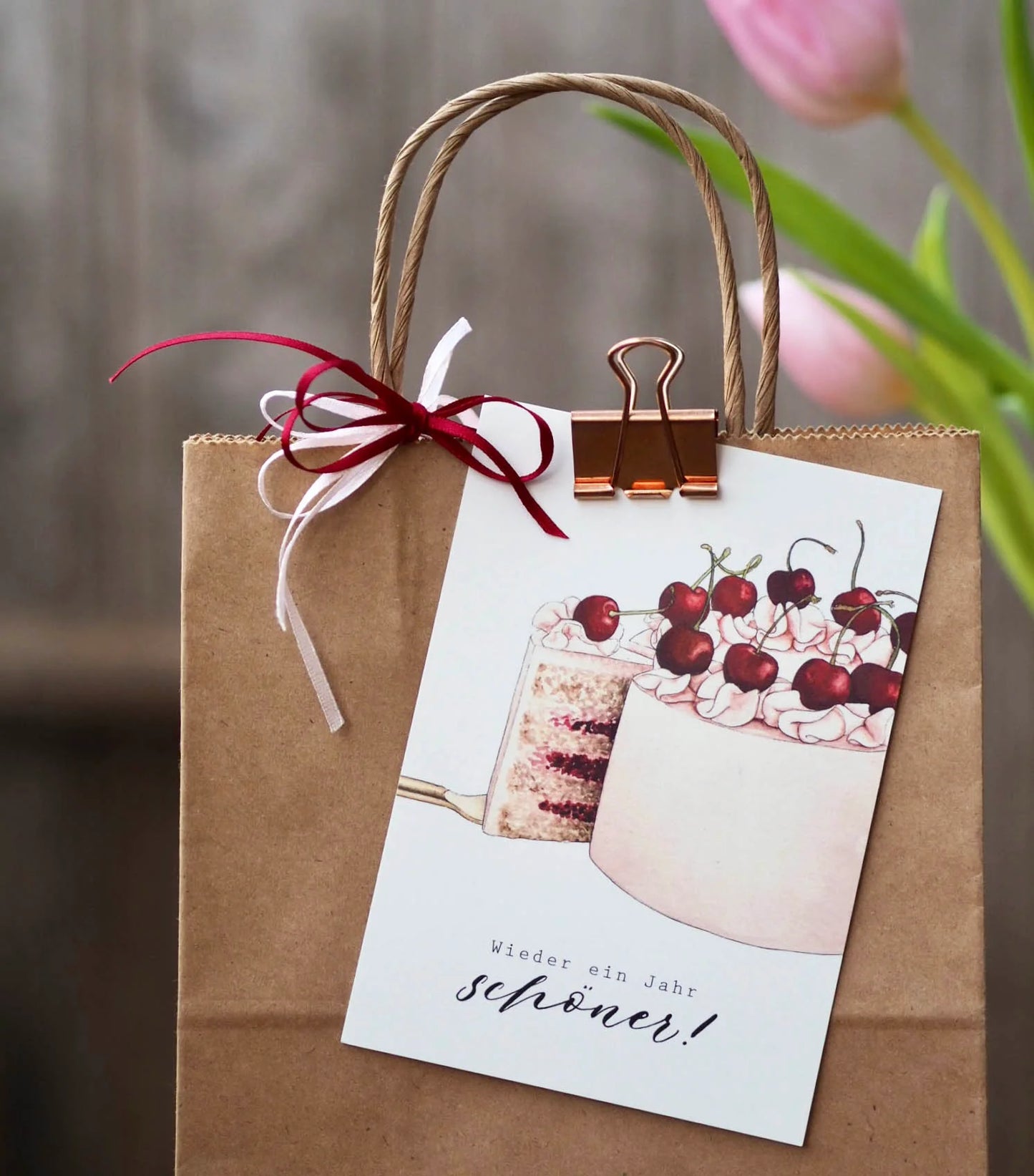 Postkarte - Ein Jahr schöner
