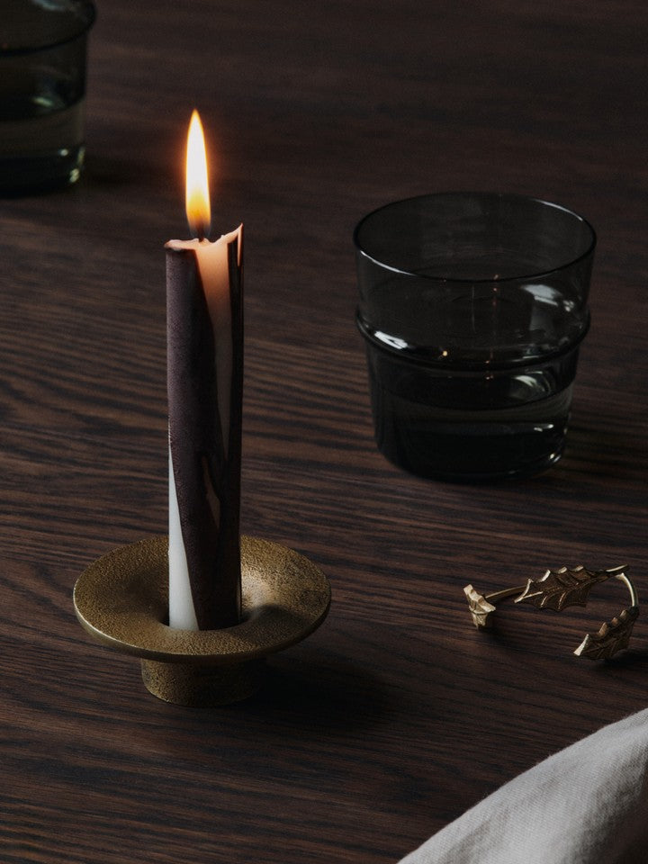 Stabkerze Ferm Living – Dryp Candles – Set of 2 – Dark Chocolate