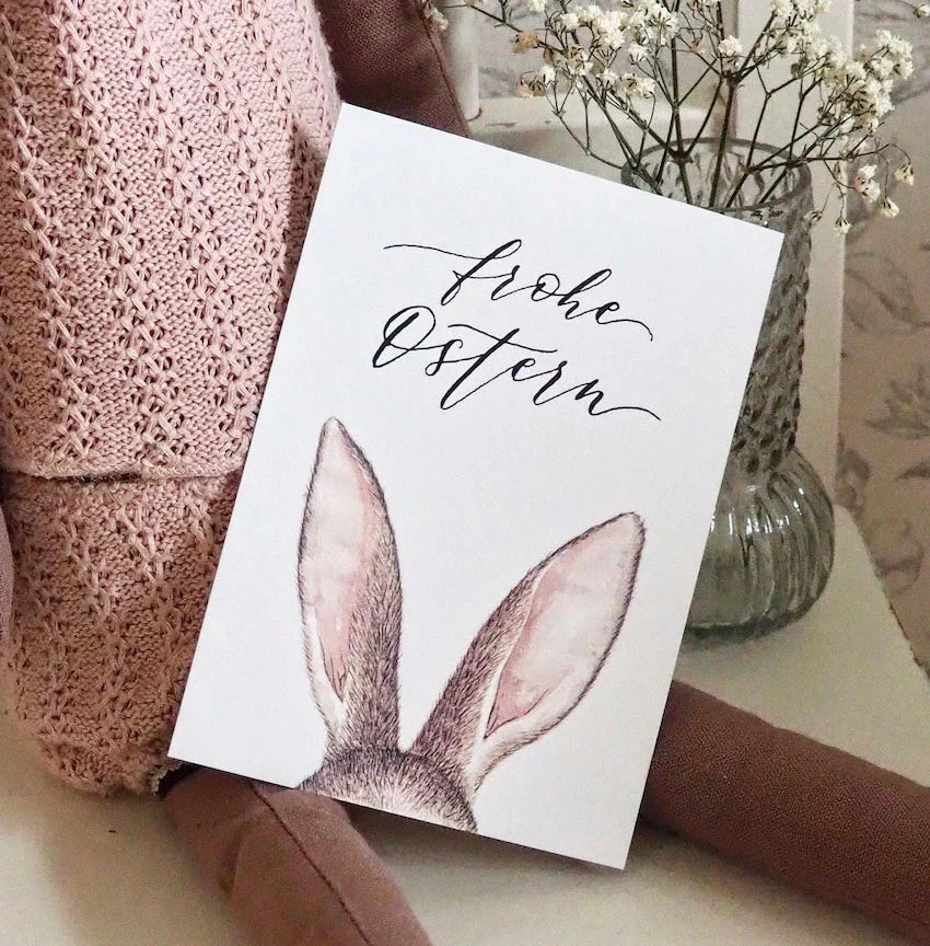 Postkarte - Hasenohren