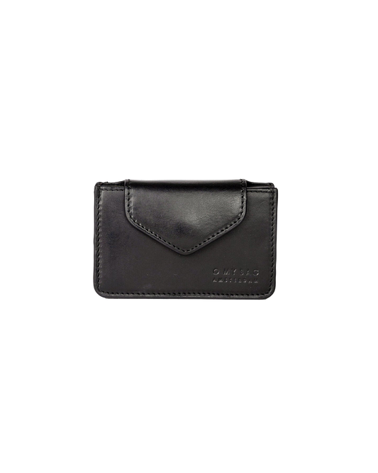 Geldbeutel Harmonica Wallet in Black Classic Leather von O My Bag