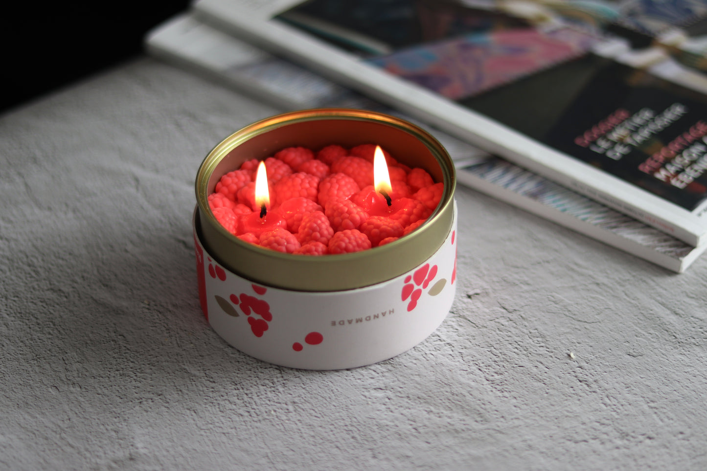 Kerzen-Dose - Sweet Raspberries
