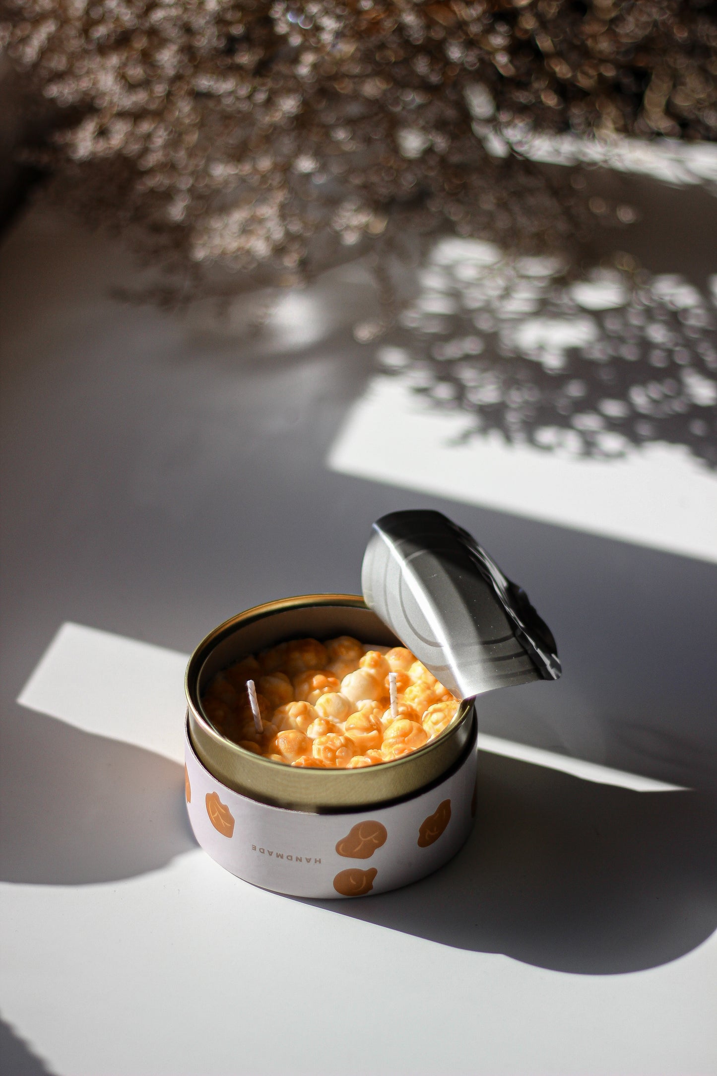 Kerzen-Dose - Caramel Popcorn
