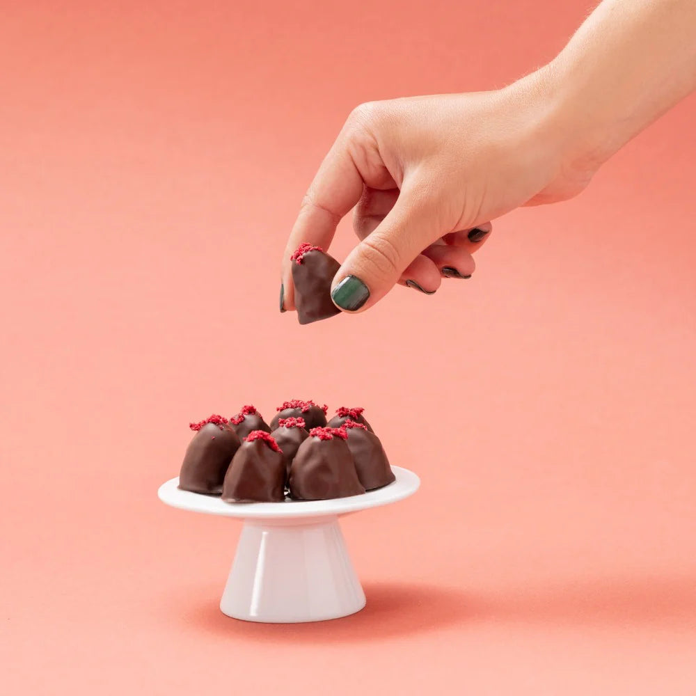 Dattelpralinen - Raspberry Cream