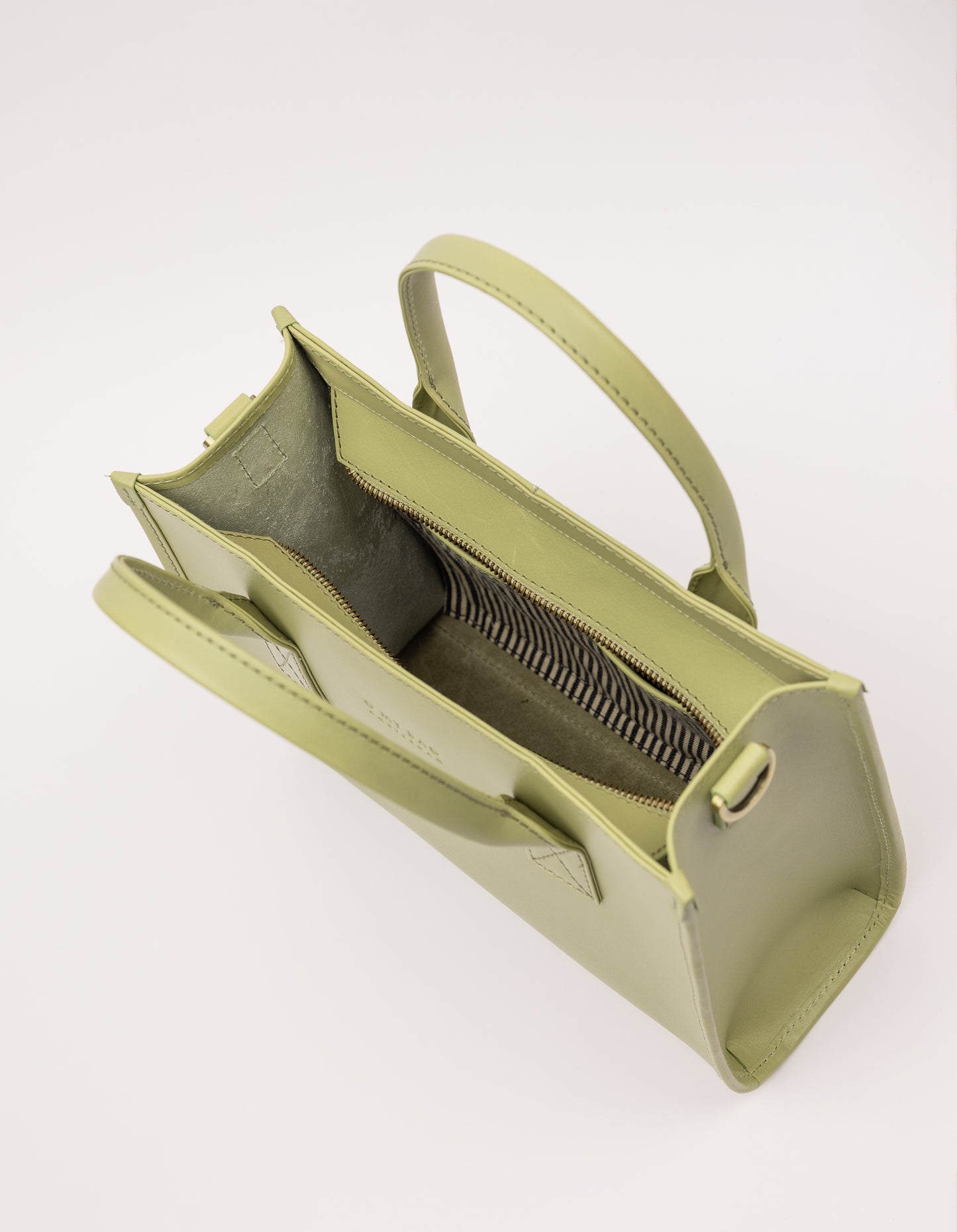Jackie Midi - Tea Green - Classic Leather
