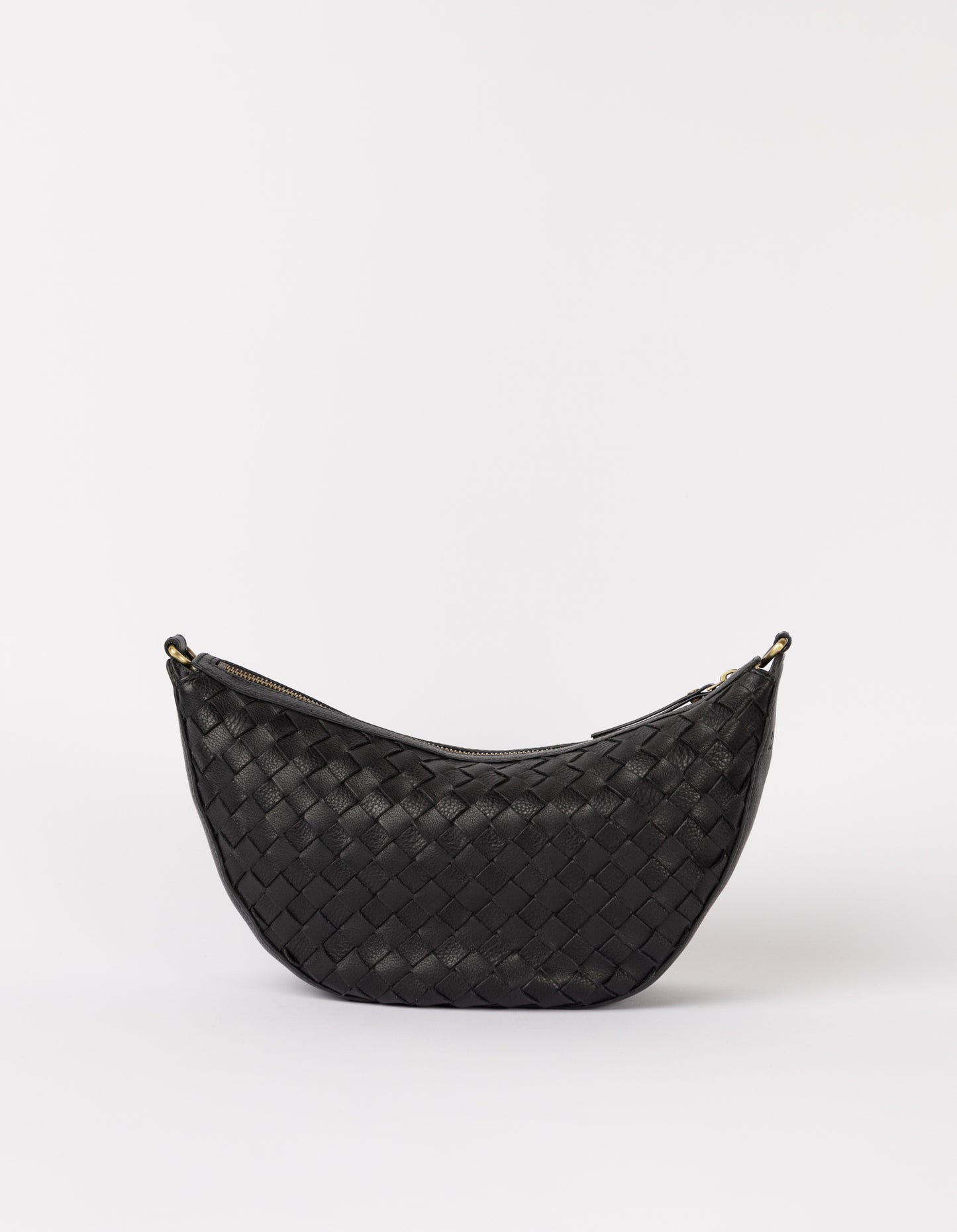 Leo - Schwarz - Gewebtes Soft Grain Leather
