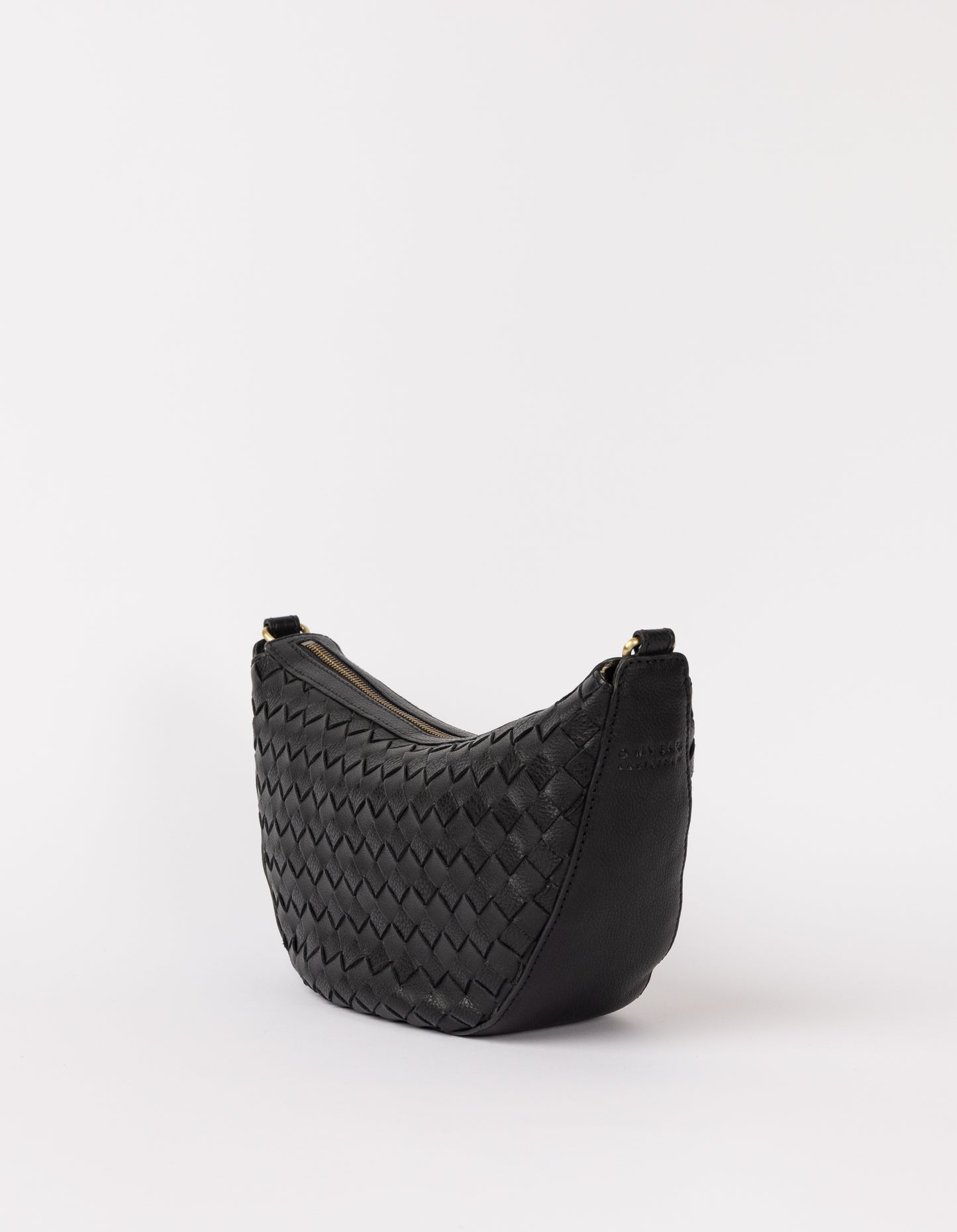 Leo - Schwarz - Gewebtes Soft Grain Leather