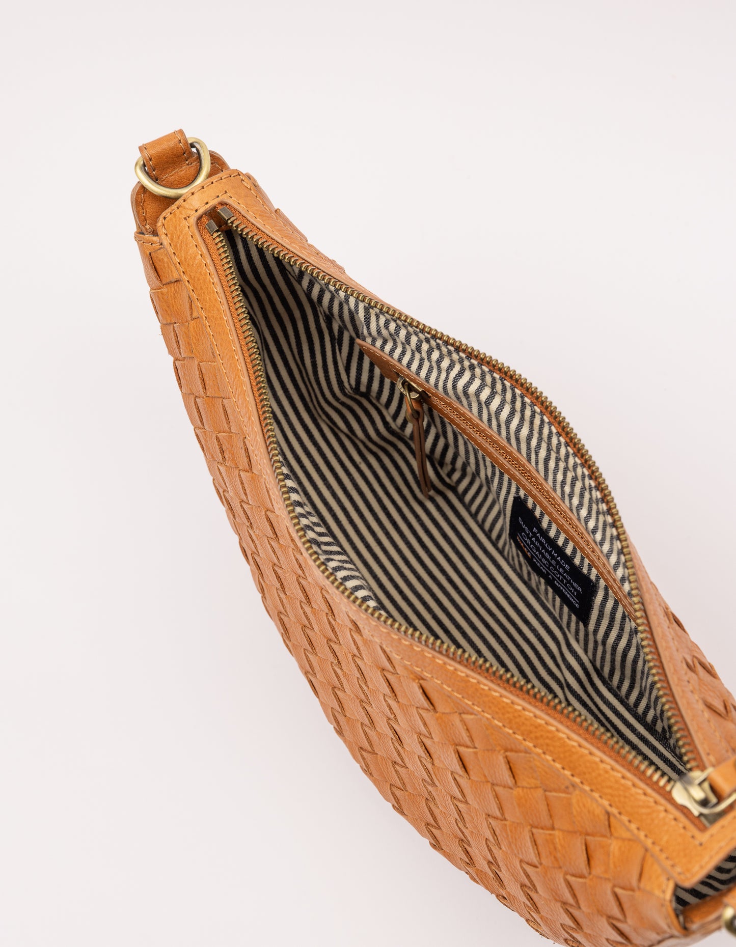 Leo - Wild Oak - Gewebtes Soft Grain Leather