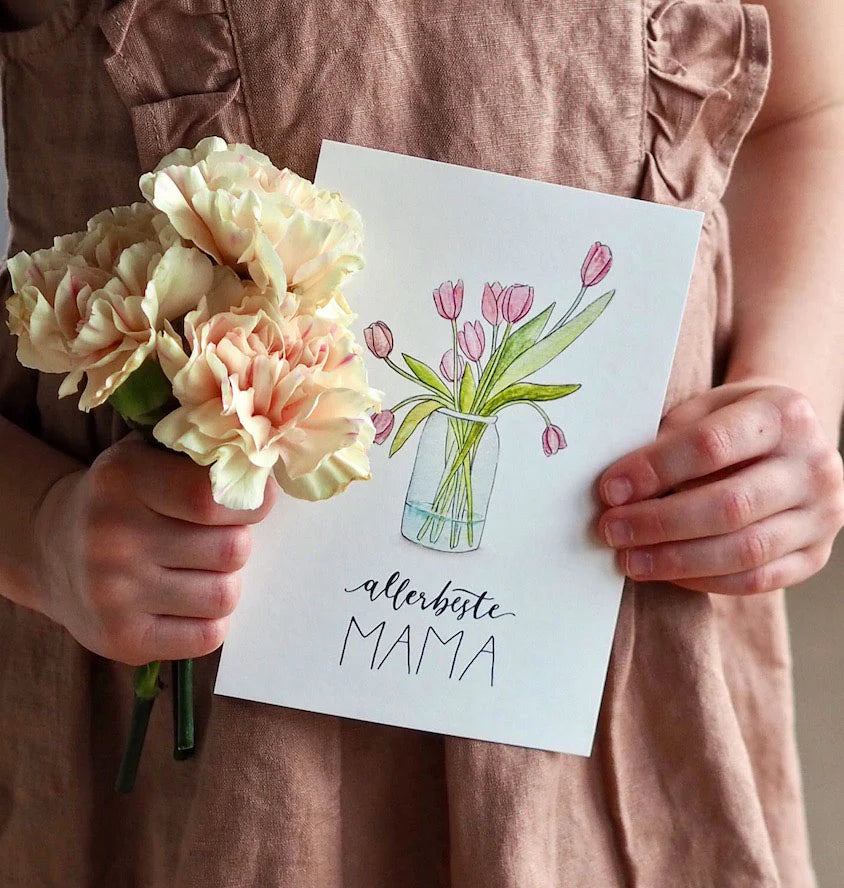 Postkarte - Allerbeste Mama