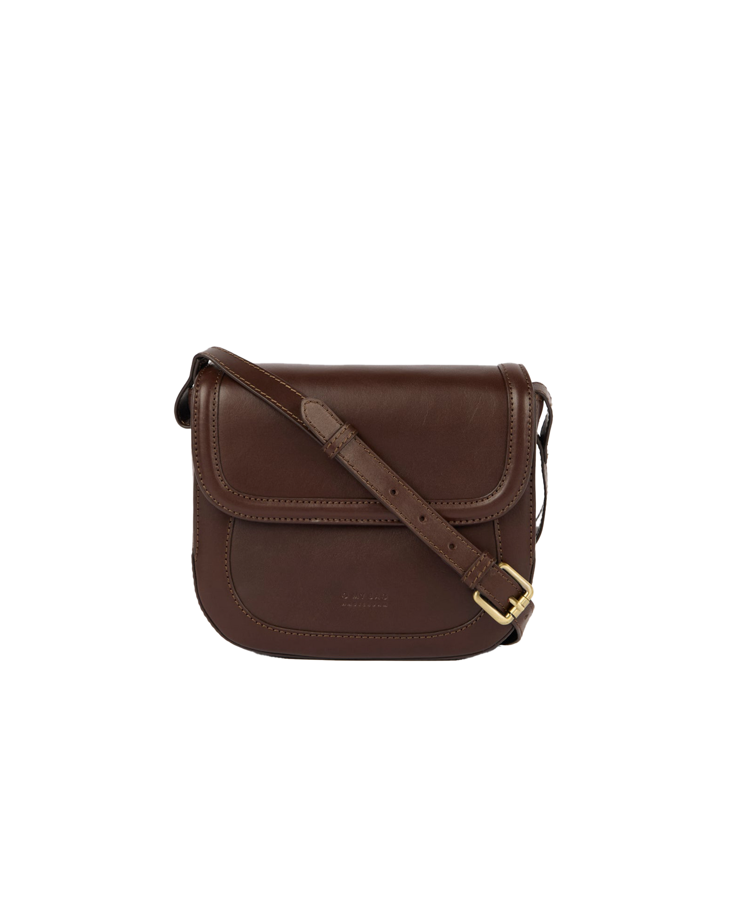 Handtasche Nina Small in Chocolate Classic Leather von O My Bag