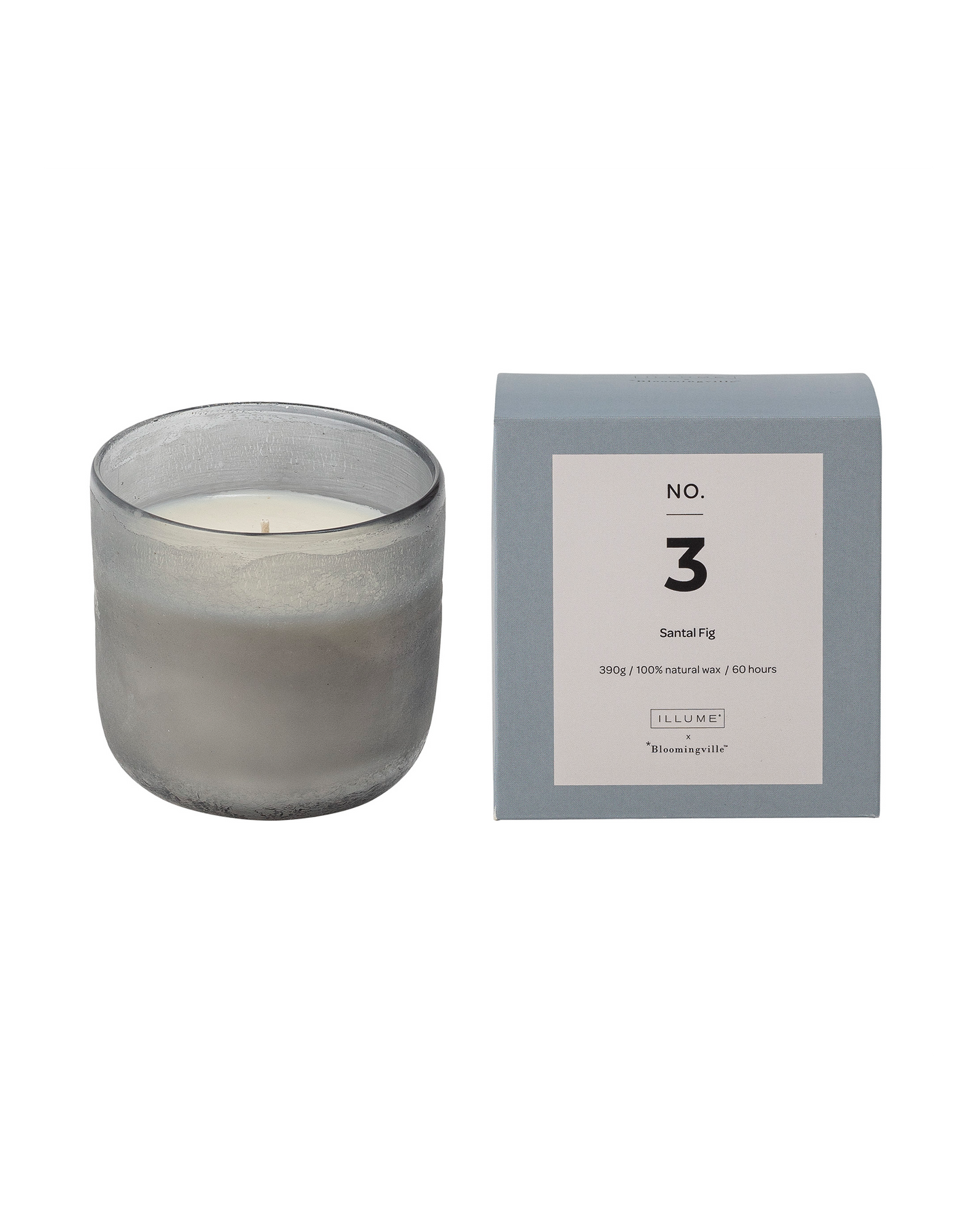 NO. 3 - Santal Fig Duftkerze - Blue - Natürliches Wachs