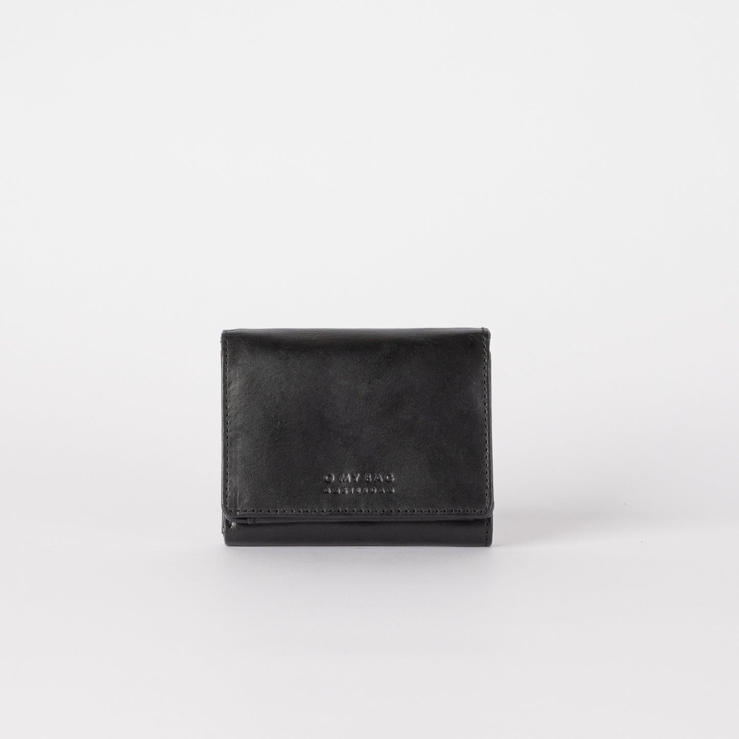 Gelbeutel Ollie - Schwarz - Klassisches Leder