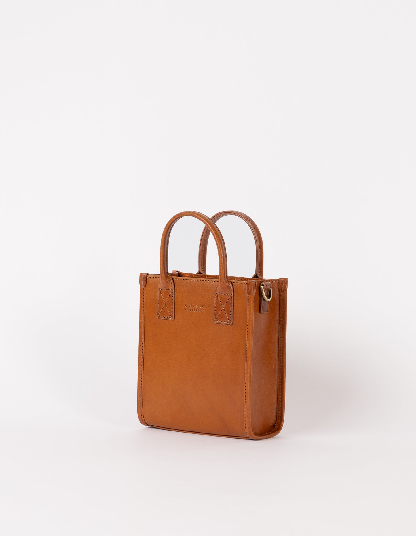 Jackie Mini - Cognac - Klassisches Leder