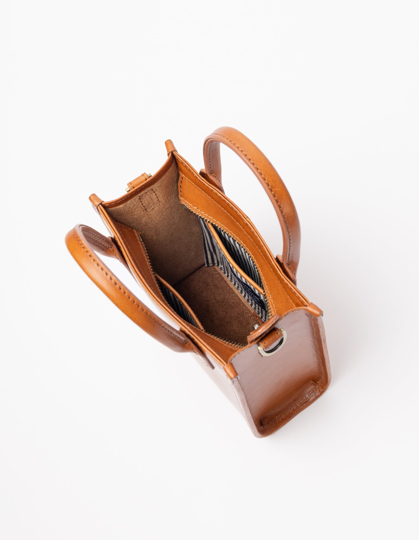 Jackie Mini - Cognac - Klassisches Leder