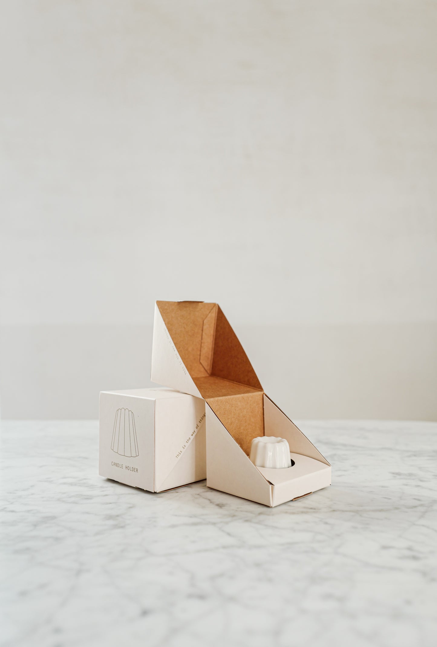 Mini Porcelain Candle Holder