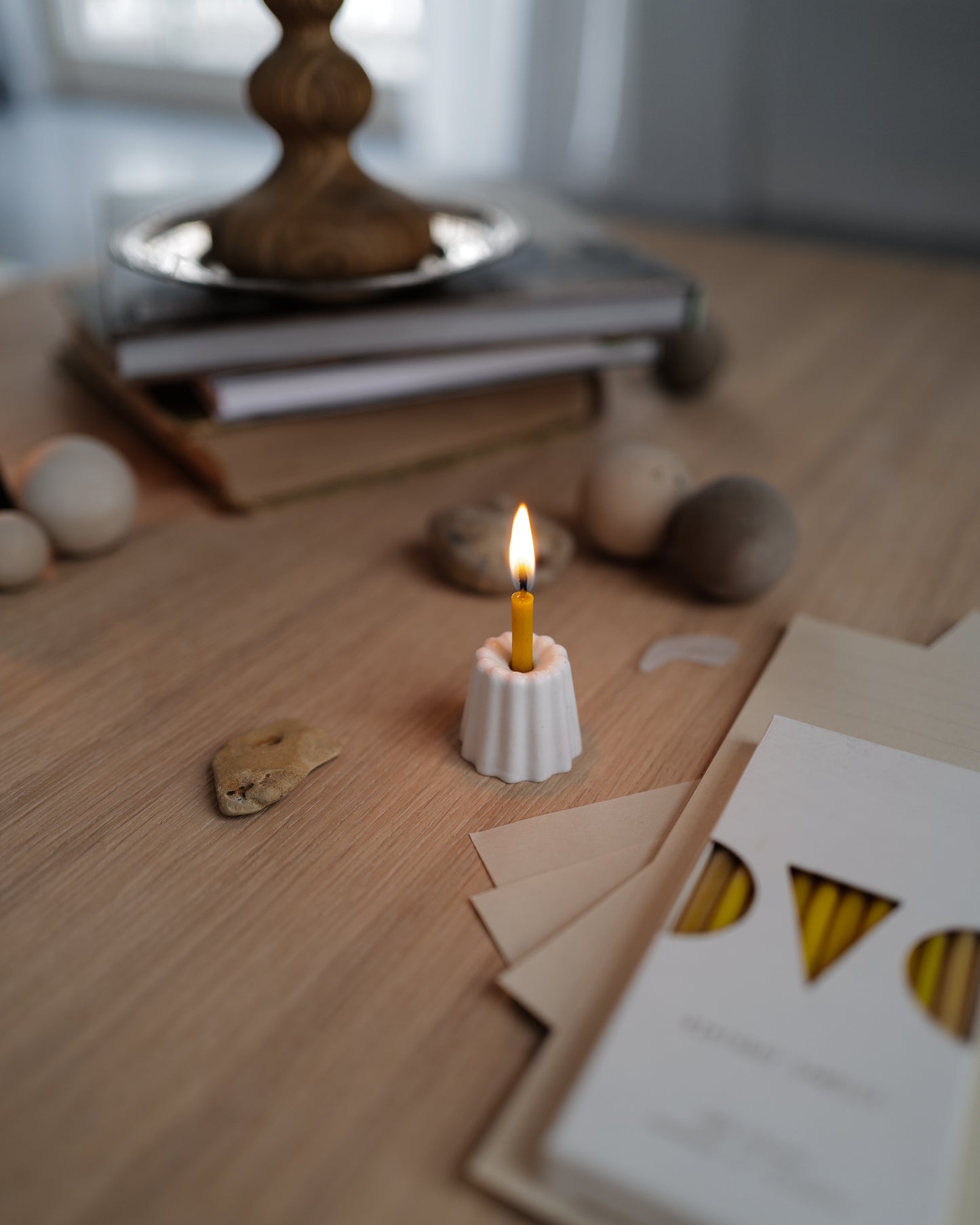 Mini Porcelain Candle Holder