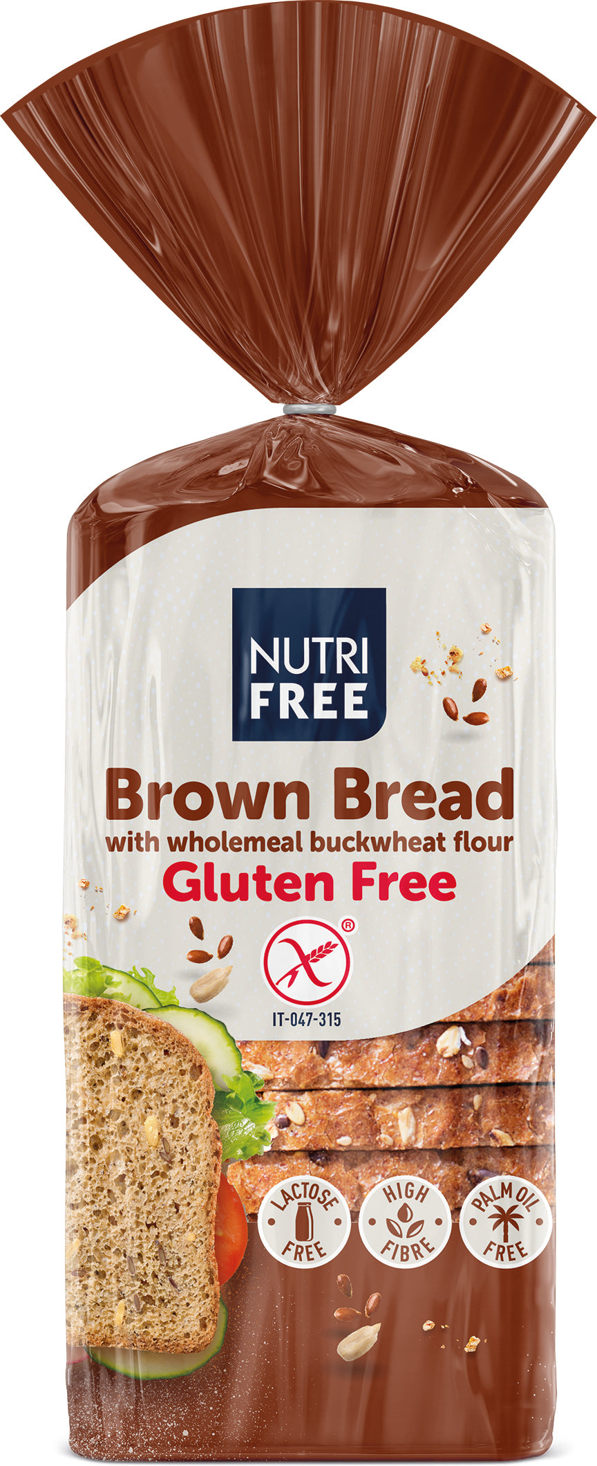 Nutri Free Pan Bauletto Integrale – glutenfreies Vollkornbrot